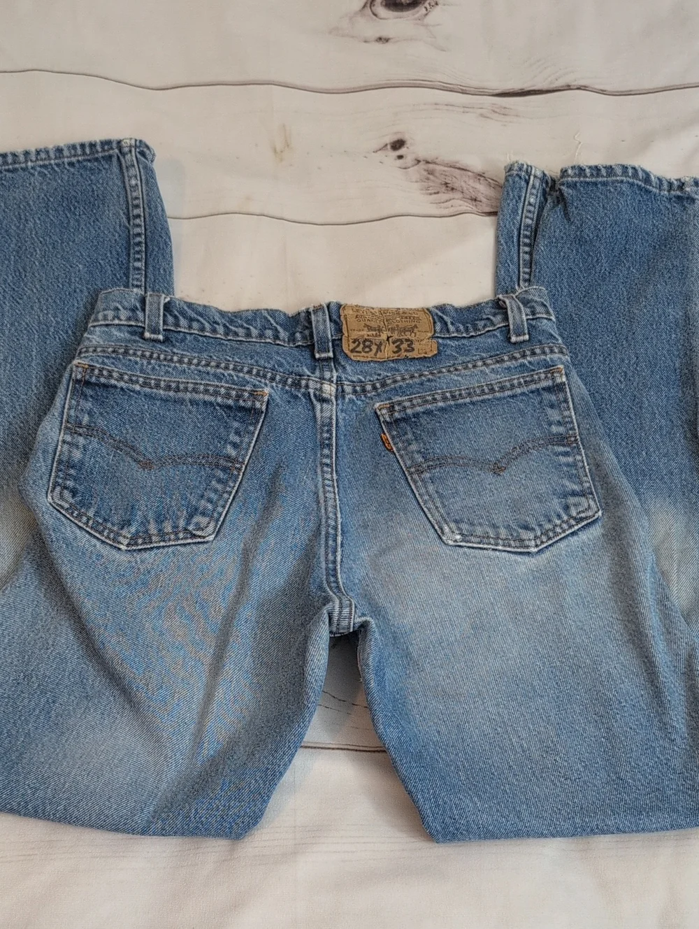 Vintage Levi's Orange Tab Denim Jeans Mens size 32 Waist 33 Length